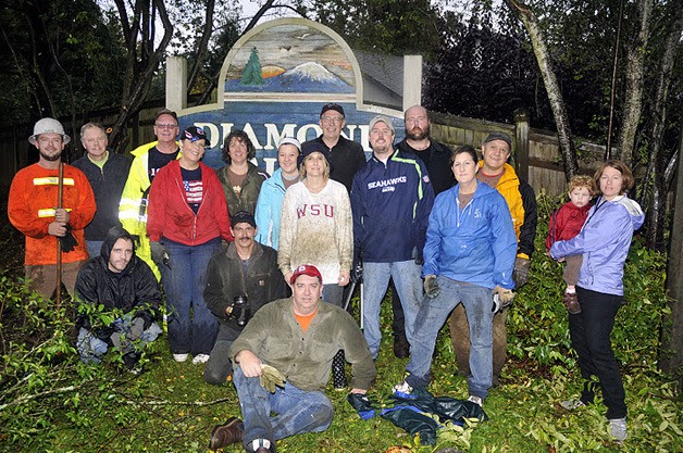 Volunteers at Black Diamond's 'Make a Difference Day' Saturday Oct. 23