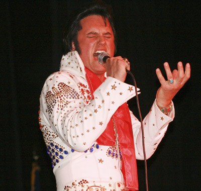 Steve Sogura will perform his Elvis tribute show  5 p.m. Saturday