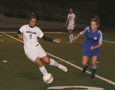 Kentlake and Kent-Meridian played at French Field tonight.