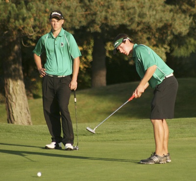 The Kentwood boys golf team played Tahoma at the Meridian Valley Country Club Thursday.