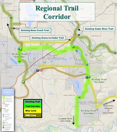 Regional trail corridor would connect the communities of Covington