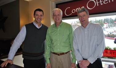 Sen. Joe Fain and Reps. Mark Hargrove and Pat Sullivan (Left to right) hosted a town-hall meeting over the weekend to engage with constituents.