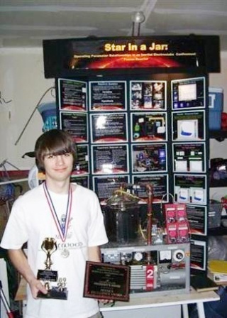 Eric Foss won the silver medal in the senior division at the 52nd annual Washington State Science and Engineering Fair April 3-4.