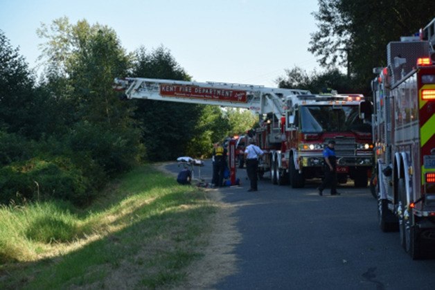 An adult male was rescued off the Green River today