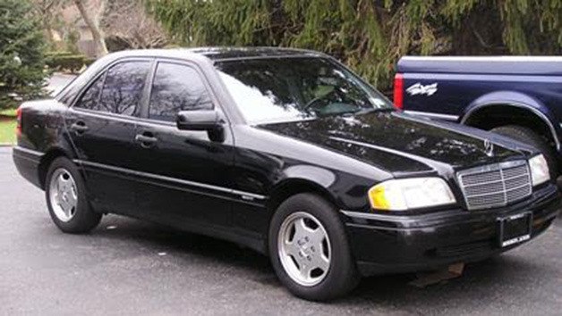 This is a late 1990’s-2000 Mercedes that detectives believe is the suspect's vehicle. NOTE: This is not a image of the actual vehicle.