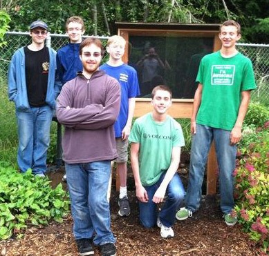 Boy Scouts from Troop 945 at Glacier Park Elementary.