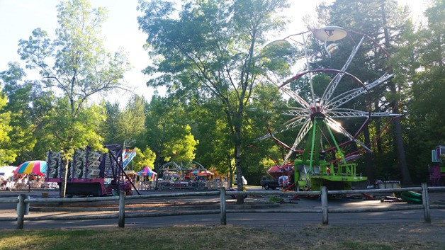 Carnival set up in progress