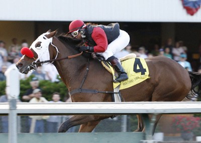 Wasserman winning the 2009 Muckleshoot Tribal Classic with Jennifer Whitaker aboard.