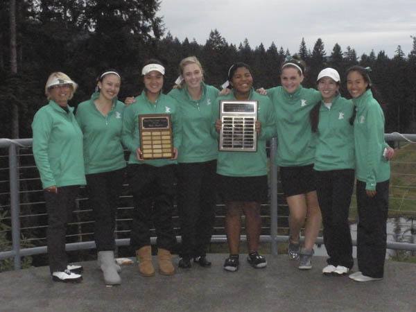 The Kentwood 4-A girls golf team is this year's champions of the South Puget Sound League.