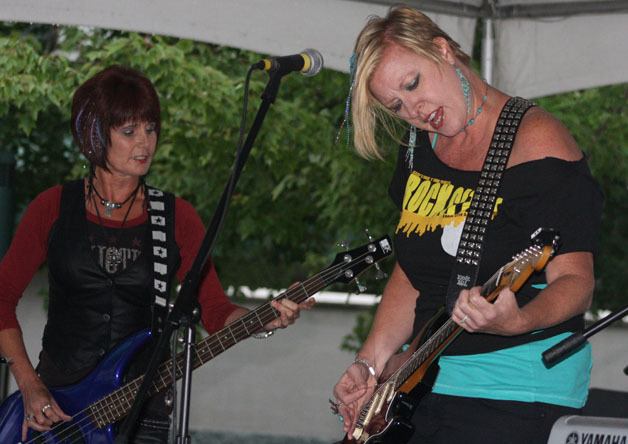 The Angry Beavers from Dace's Rock 'n' More Music Academy performed at Covington Days Friday.