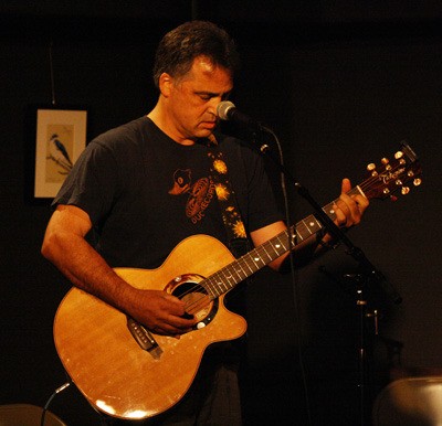 Michael Murphy performs at the Maple Valley Creative Arts Center open mic July 9.