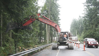 Work on the Witte Road roundabout has begun with clearing near Southest 248th. While the crew is working the road near the intersection will be limited to one lane.