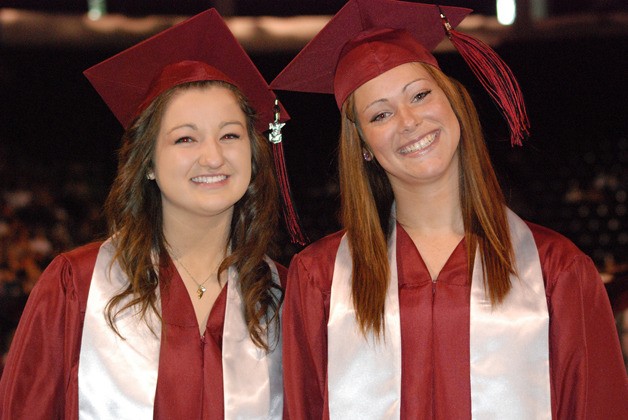 More than 300 students celebrated their graduation from Kentlake High on Saturday afternoon at ShoWare Center in Kent.