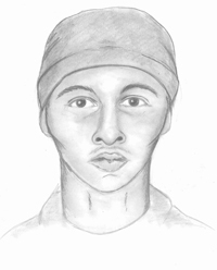 Sketch of Shoreline rape suspect