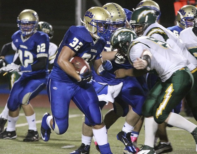 Tahoma's Beau Riggs had three touchdowns