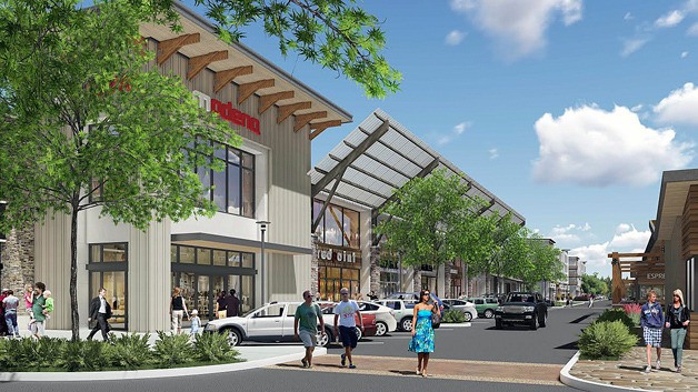 The LakePointe site plan includes shops