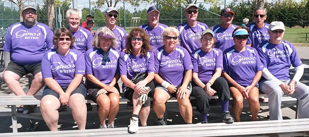 Maple Valley 1 Senior softball team champions.