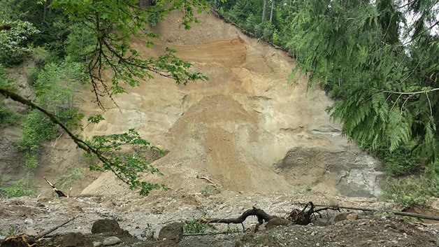 Firefighters of Maple Valley Fire and Life Safety were dispatched to a report of a mudslide in the 21300 block of 221 Ave. SE.