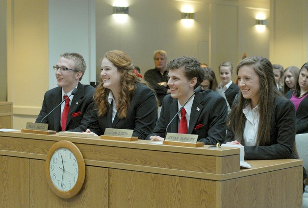 Tahoma’s We the People team took the championship title at the state competition and will move to the national competition in April in Washington