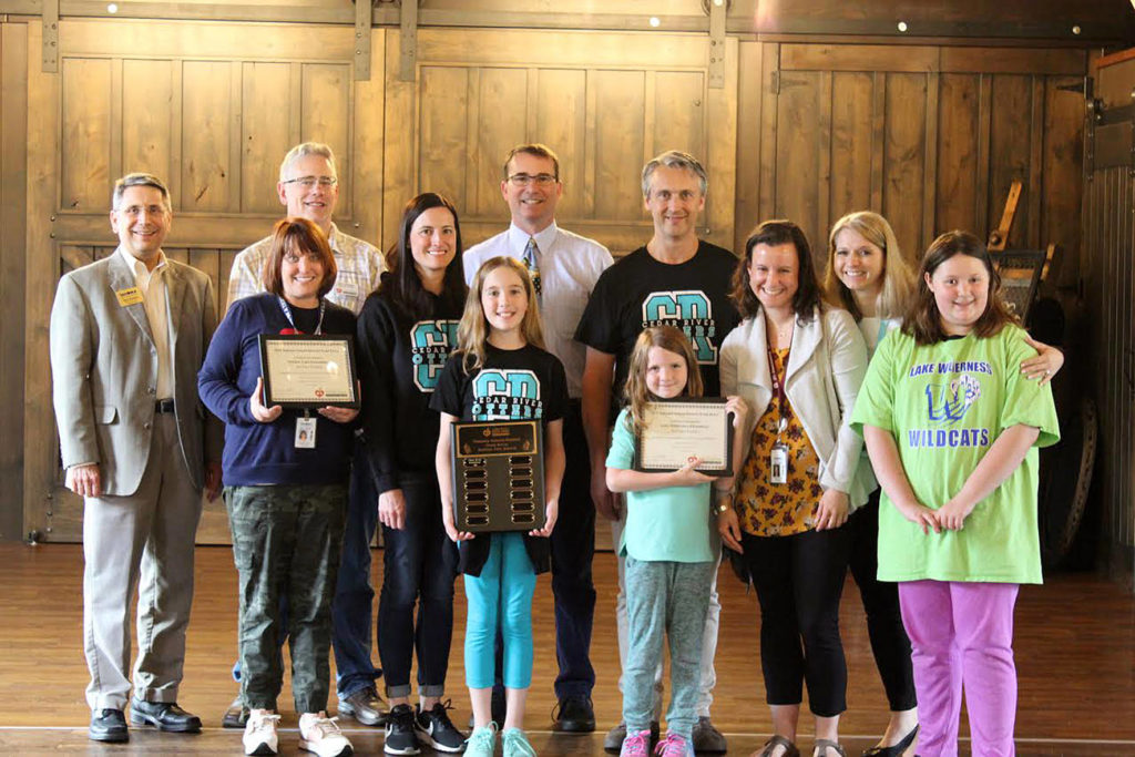 Cedar River Elementary wins Golden Can Award | Covington-Maple Valley
