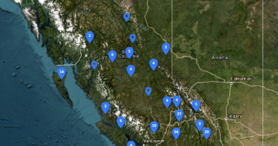 The Forest Operations Map offers details of proposed forestry operations around the province. The public are also able to submit comments through the map. Graphic by Ministry of Forests.
